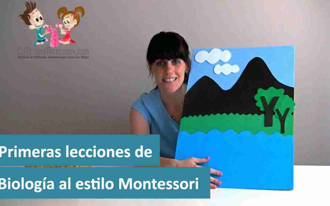 Primeras lecciones de Biología al estilo Montessori